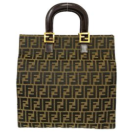 Saco Tote FENDI Vintage Zucca FF Logo Pattern