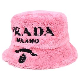 Prada Pink Terrycloth Bucket Hat