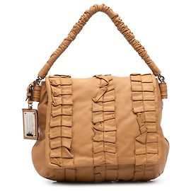 Bolso Hobo Miss Lexington de cuero marrón Dolce & Gabbana