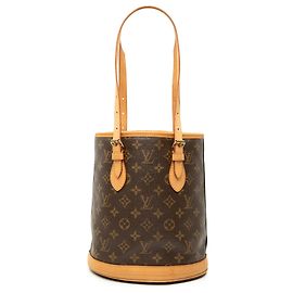 Louis Vuitton Brown Monogram Petit Bucket