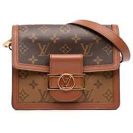 Louis Vuitton Brown Monogram Reverse Mini Dauphine
