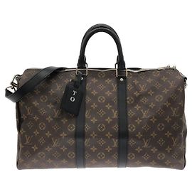 Louis Vuitton Monogram Macassar Keepall Bandoulière 45cm