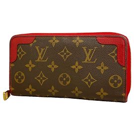 Louis Vuitton Monogram Retiro Zippy Wallet M61854