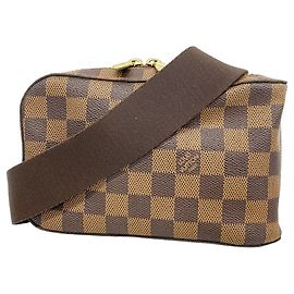 Borsa a tracolla Louis Vuitton Damier Geronimos in Ebene