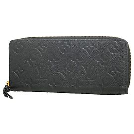 Louis Vuitton Monogram Empreinte Portefeuille Clemence Long Wallet