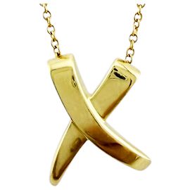 Autre Marque Collana Tiffany Kiss in oro giallo 18K