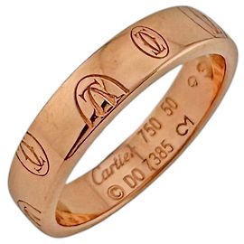Anello Cartier Happy Birthday in oro rosa 18K