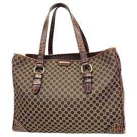 Céline Saco Tote Celine Macadam em lona de nylon