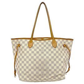 Bolso Tote Louis Vuitton Damier Azur Neverfull MM