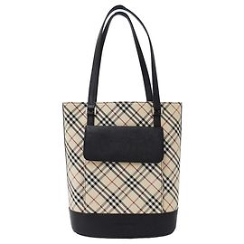 Borsa Tote Burberry in tela beige