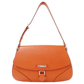 Bolso de hombro de piel Burberry