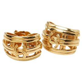 Chanel Coco Mark Vintage Clip-On Ohrringe