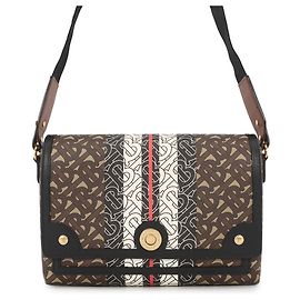 Borsa a tracolla in pelle Burberry TB Monogram Stripe