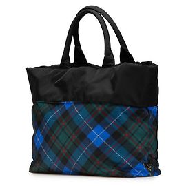 Prada Reversible Tartan Tote BR4521