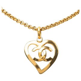 Chanel Coco Mark Vintage Kette mit Herzmotiv