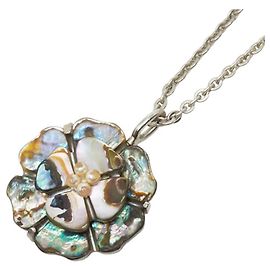 Collana a catena vintage Chanel Camellia