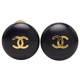 Chanel Coco Mark Vintage Ohrringe 95P
