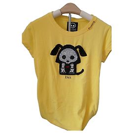 Pinko x Skelanimals Yellow Graphic T-Shirt