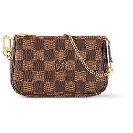 Louis Vuitton Mini Pochette Accessoires Damier Ebene