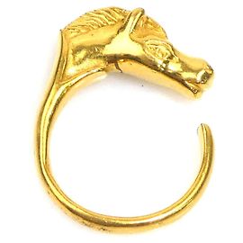 Hermès Anello a Fascia in Oro Hermes - Design Cavallo