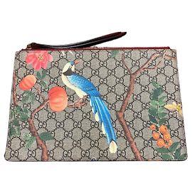 Bolso de mano Gucci GG Supreme Estampado de Ave