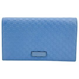 Gucci Wallet on Strap aus Microguccissima-Leder