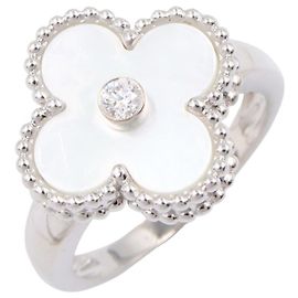 Bague Van Cleef & Arpels Vintage Alhambra en nacre