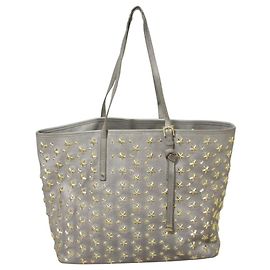 Jimmy Choo Sasha M Star Studded Leder Tote Bag