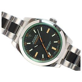 ROLEX Milgauss green glass 116400GV V series '09 Mens