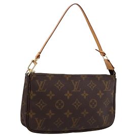 LOUIS VUITTON Monogram Pochette Accessoires Pouch M51980 LV Auth BA15816V