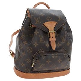 Mochila LOUIS VUITTON Monogram Montsouris PM M51137 LV Auth 200756V