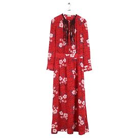 Abito lungo Remus rosso in seta Zadig & Voltaire