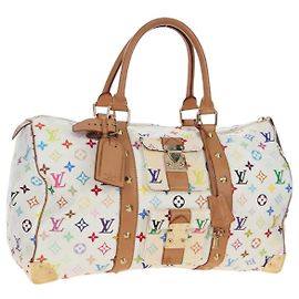 LOUIS VUITTON Monogram Multicolor Keepall 45 Tasche White M92641 LV Auth 204053V