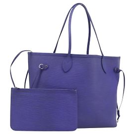 Saco Tote LOUIS VUITTON Epi Neverfull MM Purple Fig M40883 LV Auth BA15540A