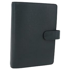 LOUIS VUITTON Taiga Agenda MM Day Planner Cover Epicea R20403 LV Auth ar14231