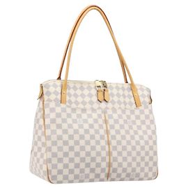 LOUIS VUITTON Damier Azur Figueri GM Tote Bag N41175 LV Auth ki6824V