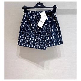Autre Marque Dior Hose Navy aus Polyester