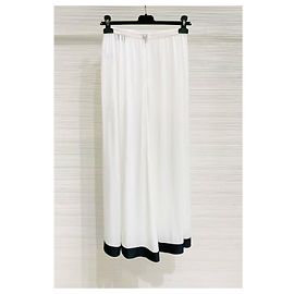 Chanel Silk Skirt Multi Color Size 36