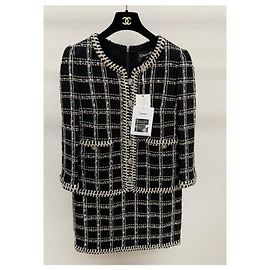 Chanel Kleid aus Baumwolle mit Karomuster