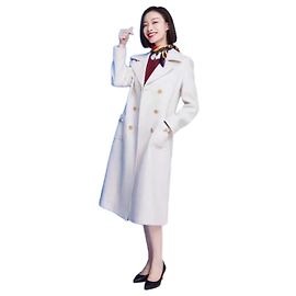 Manteau en laine à double boutonnage Gucci