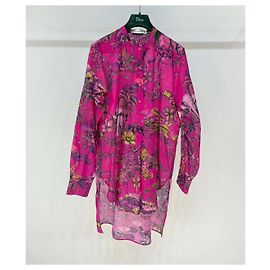 Autre Marque Vestido Dior de algodón con estampado animal