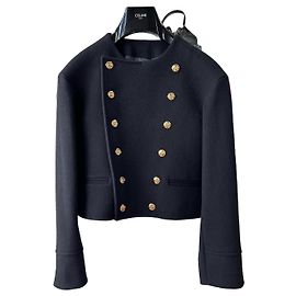 Casaco de abotoamento duplo em cashmere Céline