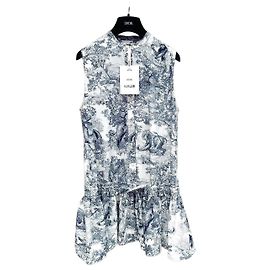 Autre Marque Dior Kleid aus Baumwolle mit Animal Print