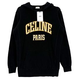 Céline Strickpullover aus Baumwolle schwarz
