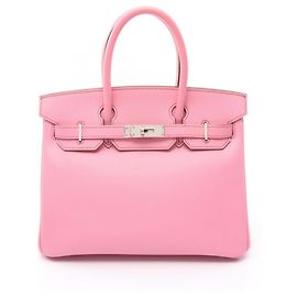 Hermès Hermes Birkin 30 Handtasche in Rosa
