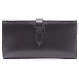 Hermès Hermes Bearn Soufflé Monochrome Bi-fold Long Wallet