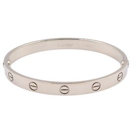 Brazalete Cartier Love en oro blanco de 18K