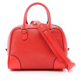 Loewe Amazona 75 Handtasche aus rotem Leder
