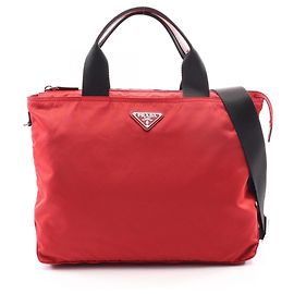 Sac Tote 2-Way Prada Triangle Logo