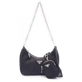Prada Re-Edition 2005 Black Shoulder Bag